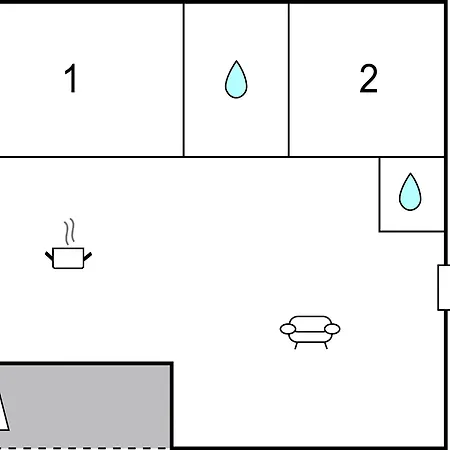 2 Bedroom Cozy In *